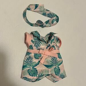 Disney Nuimos Plush Fashion Collection #6 Tropical Print Jumpsuit with Headband